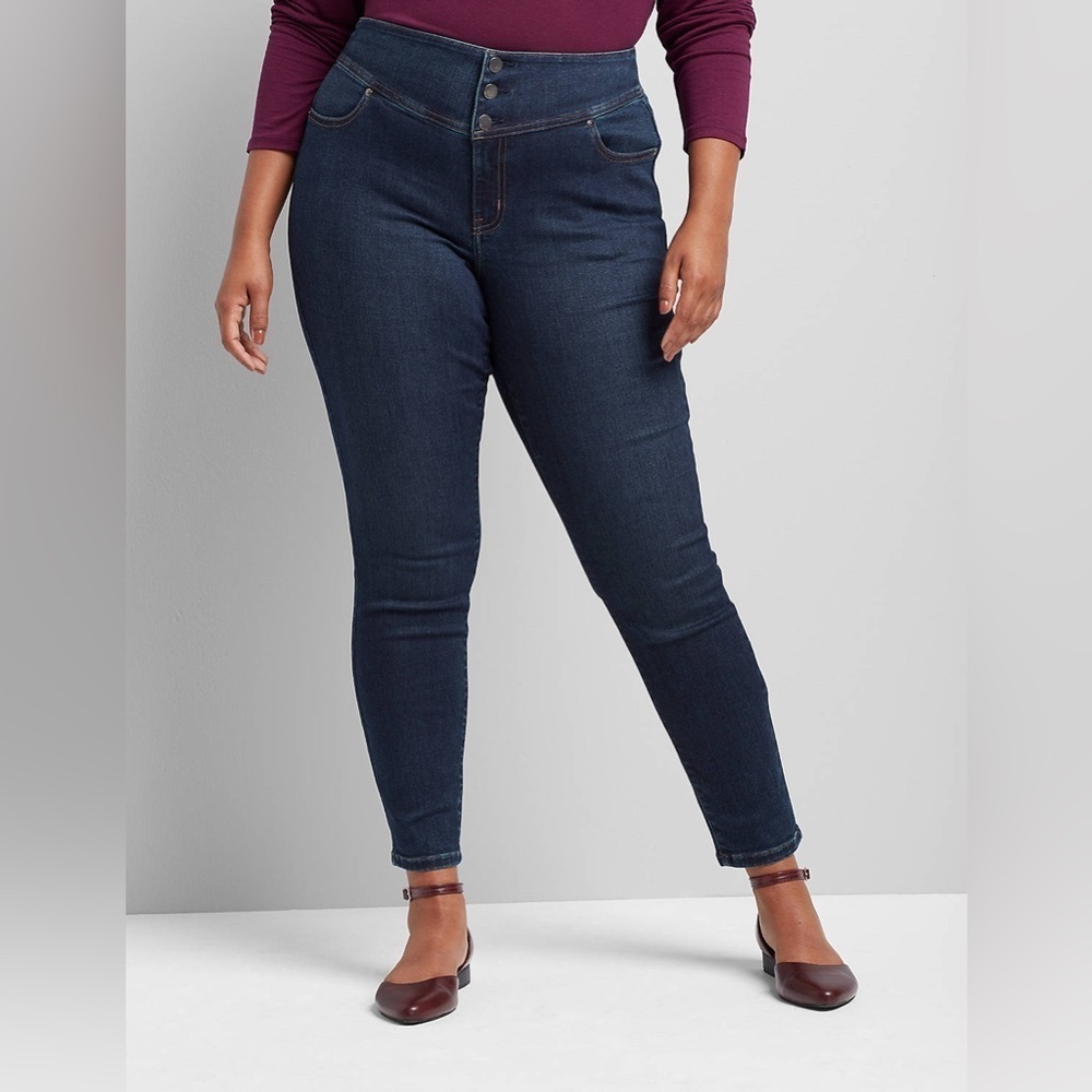 Torrid High-Rise 3-Button Flex Magic Waistband High Rise Jegging